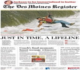 The Des Moines Register Newspaper